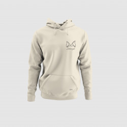 Sudadera bordada con las Orejas de tu mascota - Personalízala con su nombre