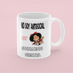 TAZA  MAFALDA ANTISOCIAL